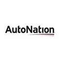 A black and white picture of autonation logo